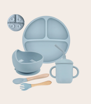 Silicone Baby Tableware 5pcs/Set