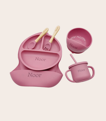 Personalized Silicone Tableware Set