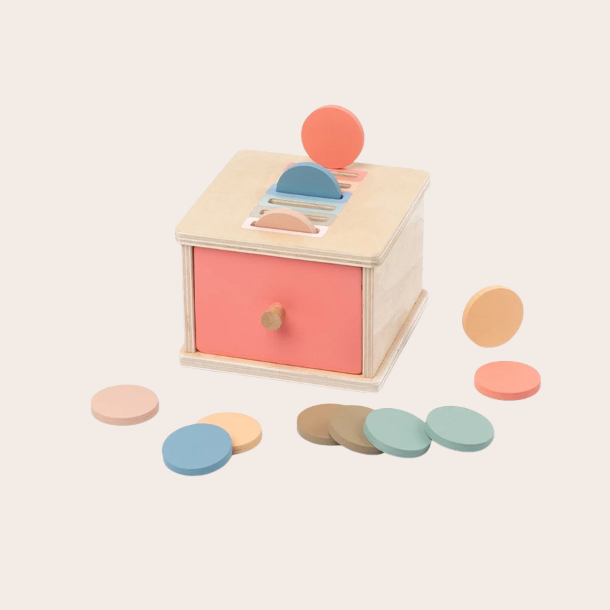Wooden Shape Matching Box