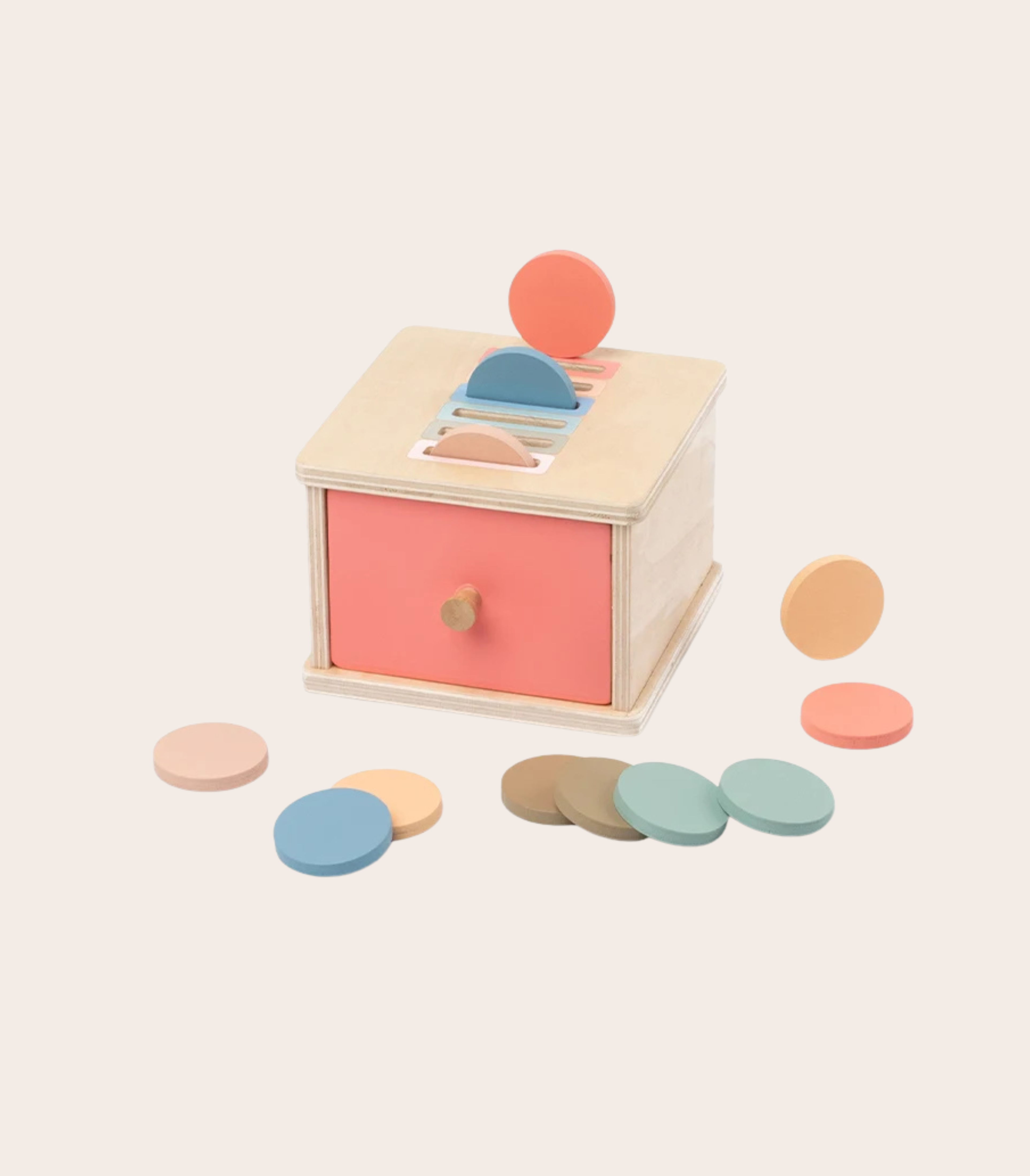 Wooden Shape Matching Box