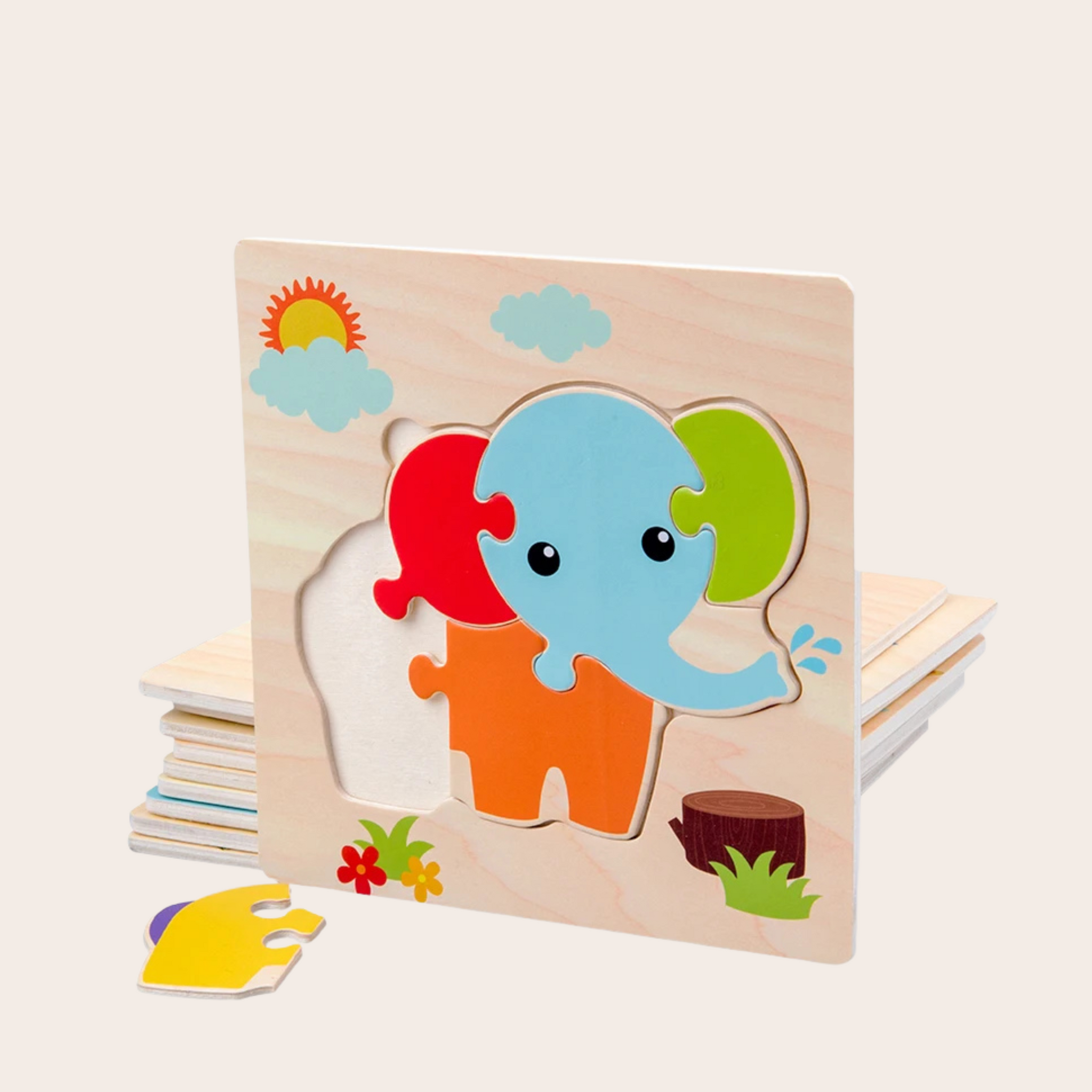 Wooden 3D Tangram Puzzle