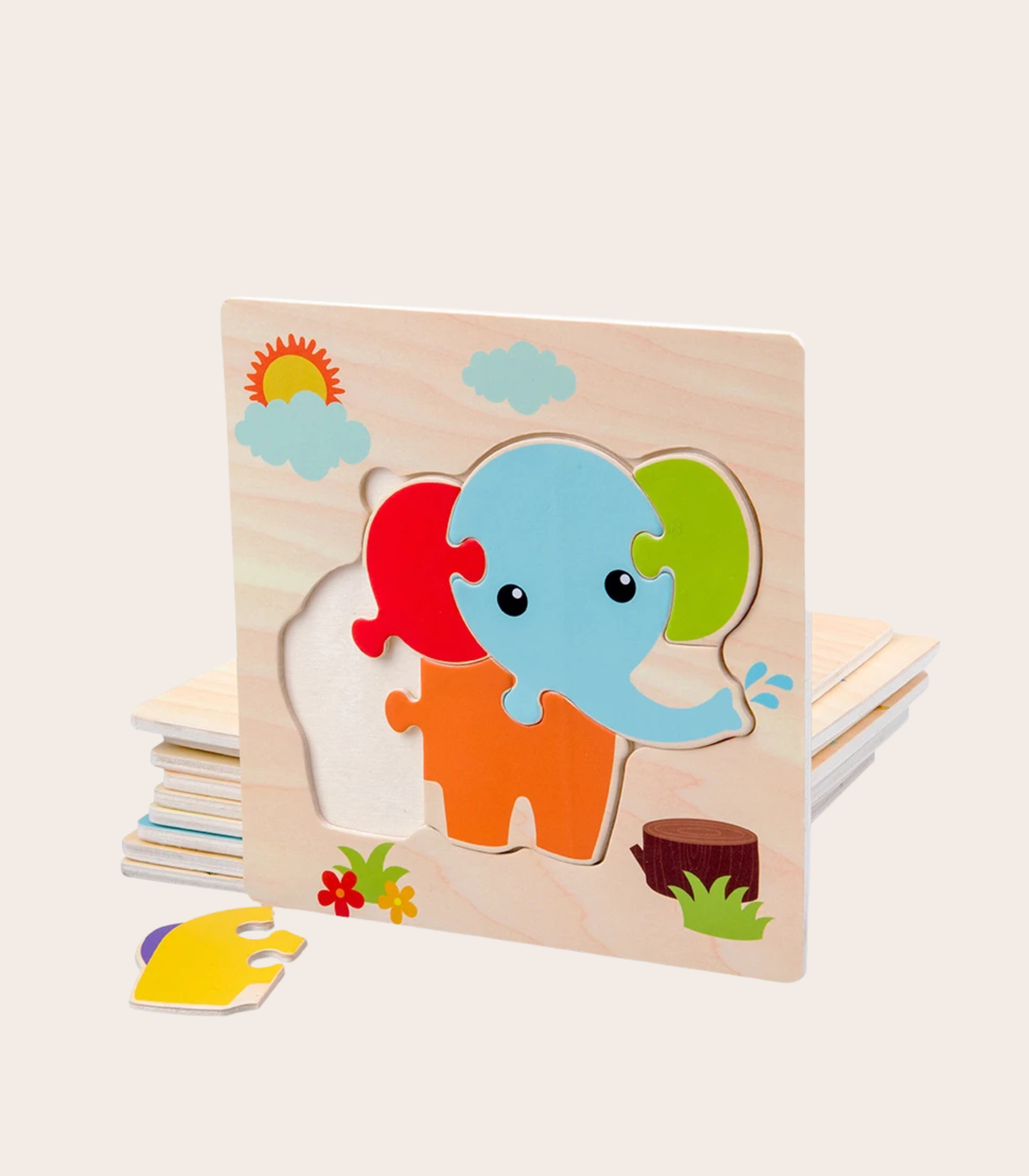 Wooden 3D Tangram Puzzle