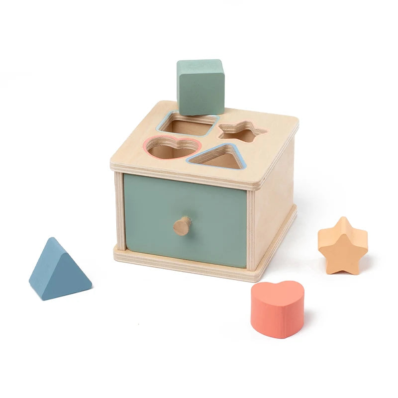 Wooden Shape Matching Box