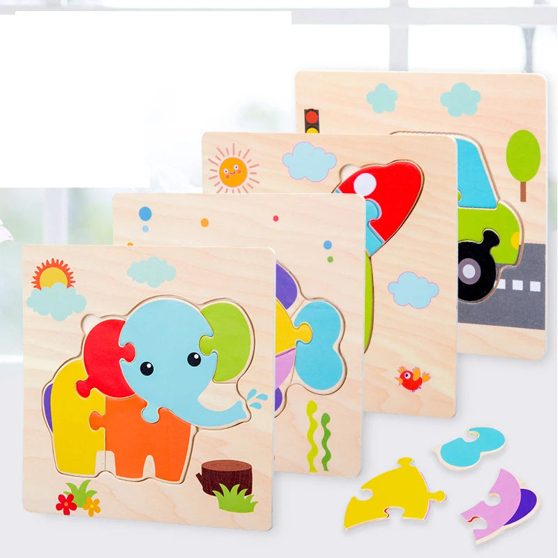 Wooden 3D Tangram Puzzle