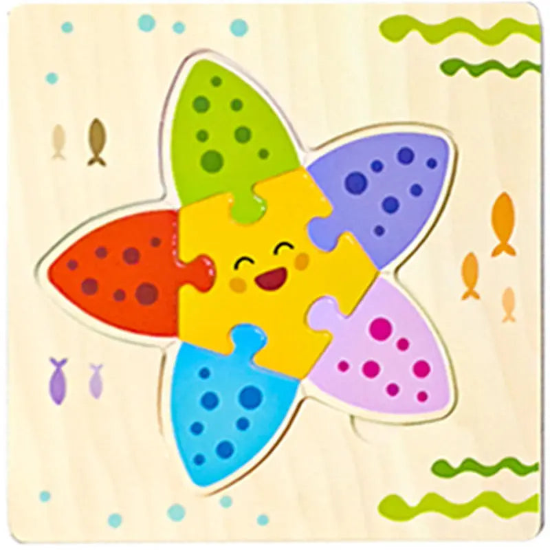 Wooden 3D Tangram Puzzle