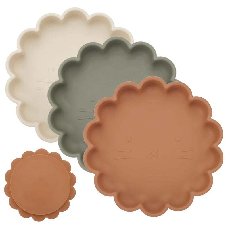 Silicone Flower Tableware Set