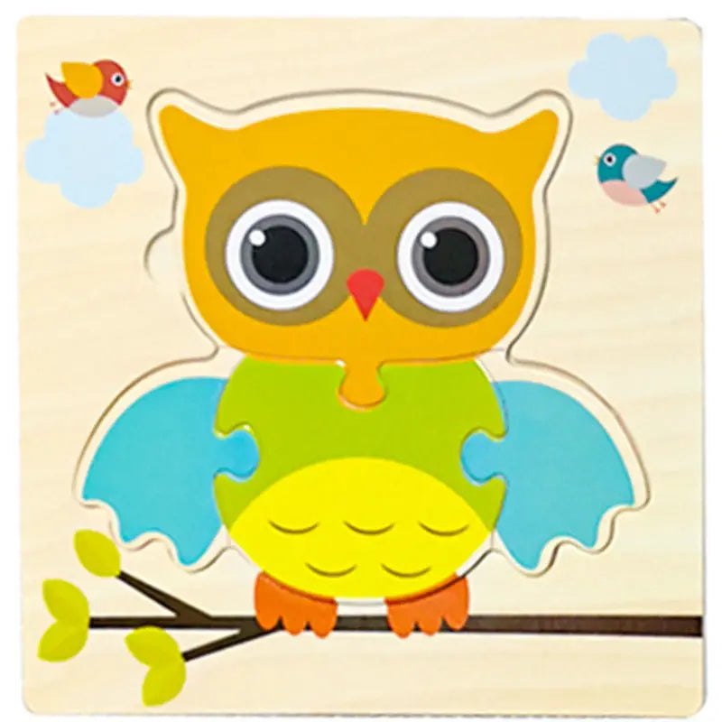 Wooden 3D Tangram Puzzle
