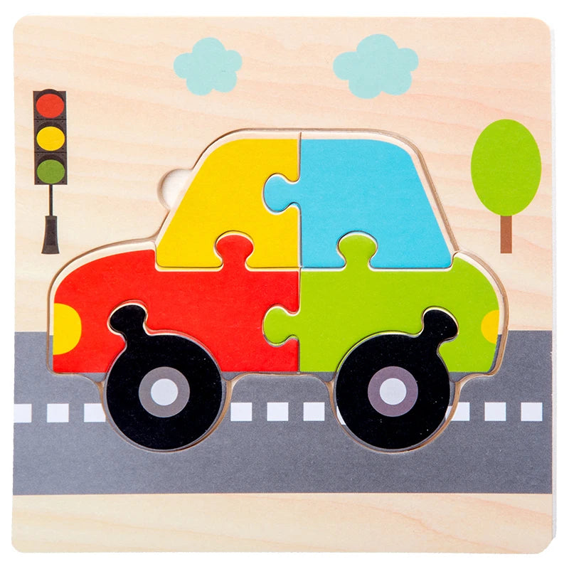 Wooden 3D Tangram Puzzle