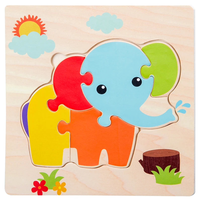 Wooden 3D Tangram Puzzle