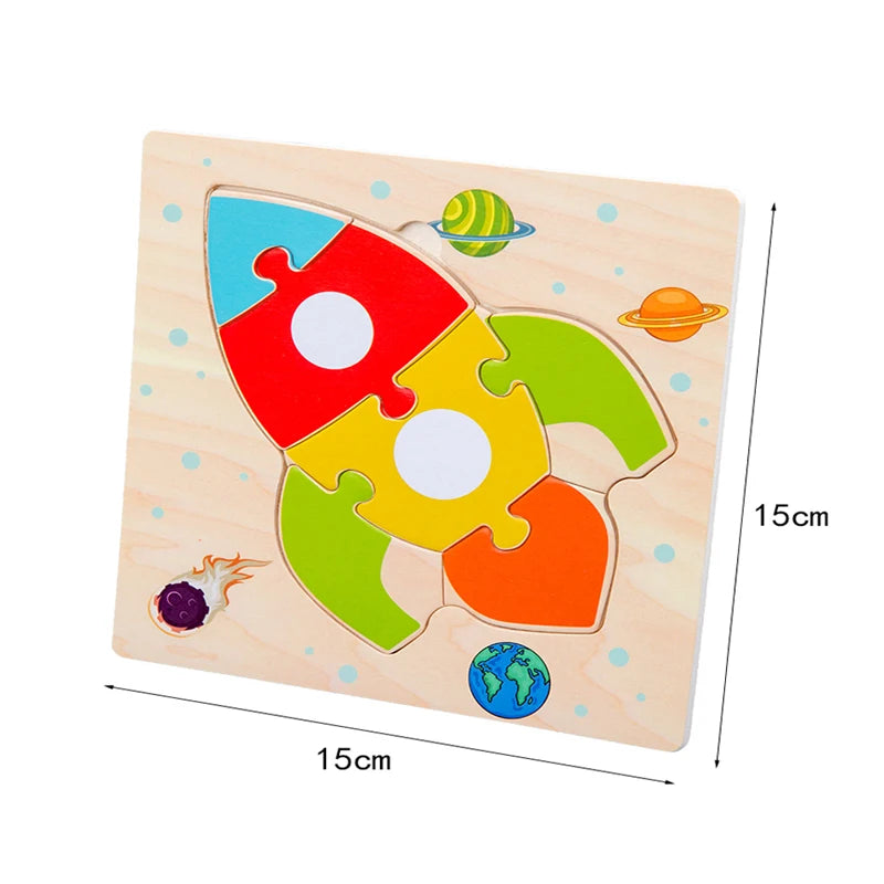 Wooden 3D Tangram Puzzle