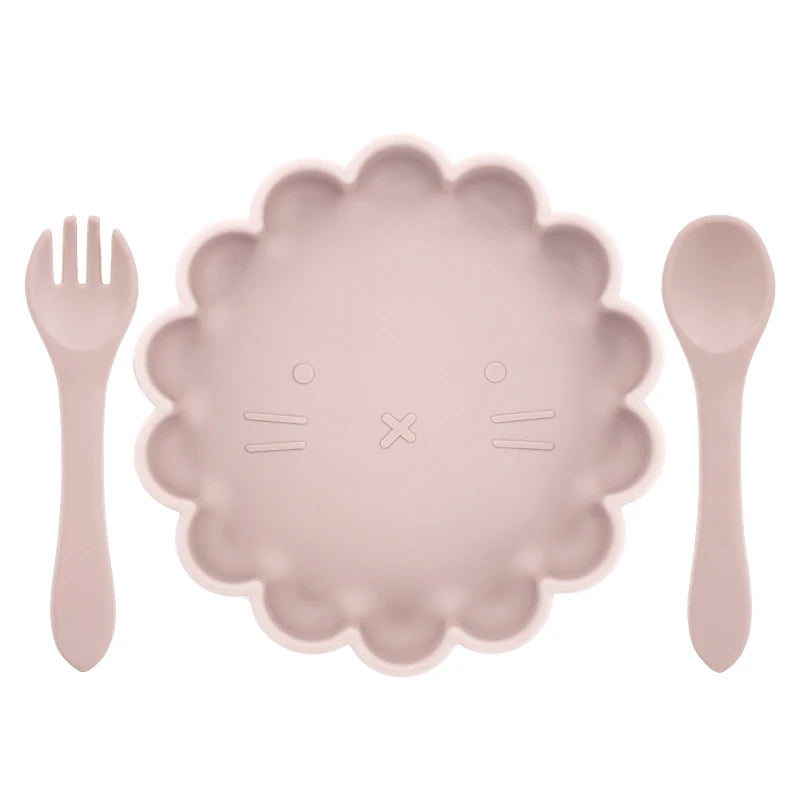 Silicone Flower Tableware Set