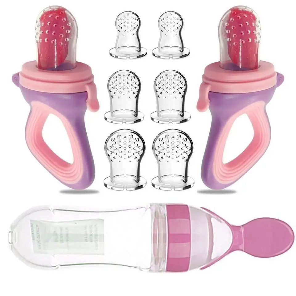 Squeezing Feeding Bottle Set