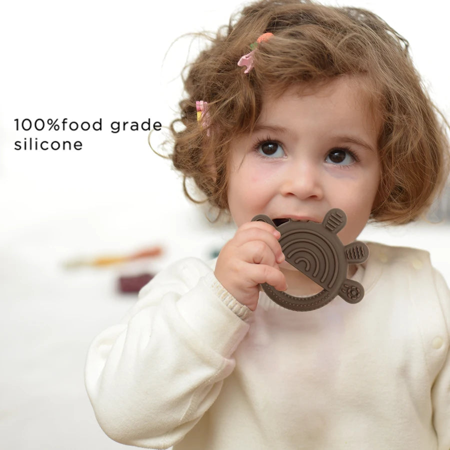 Silicone Sensory Teething Ring