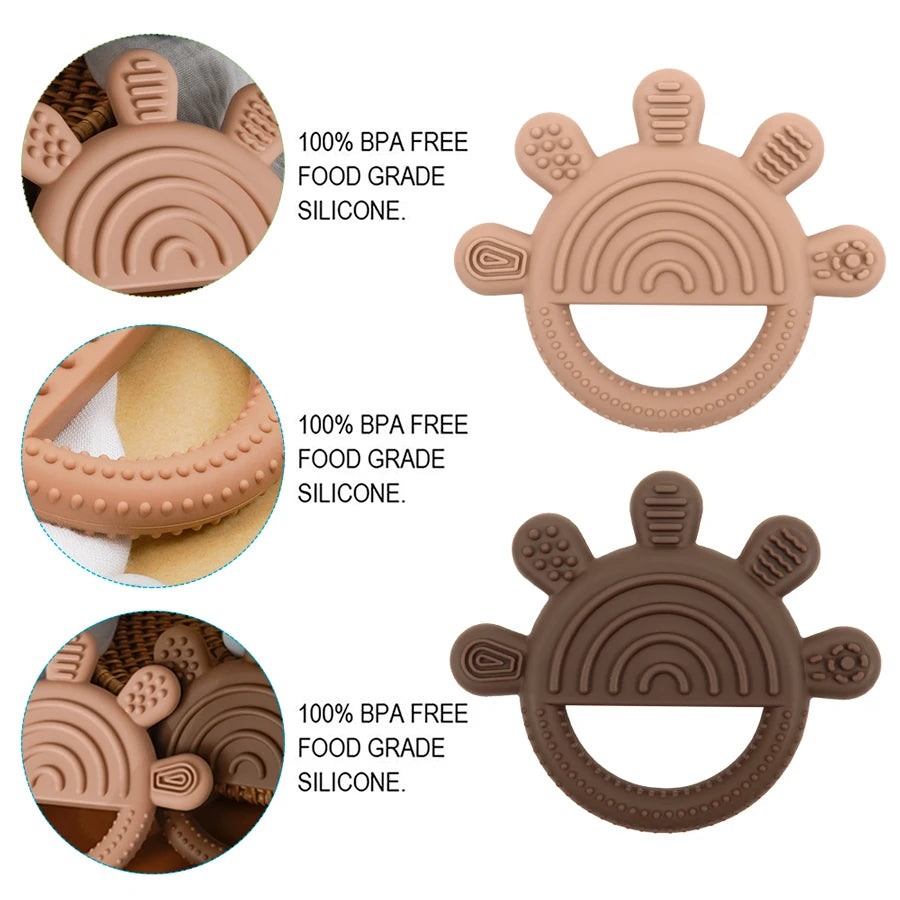 Silicone Sensory Teething Ring