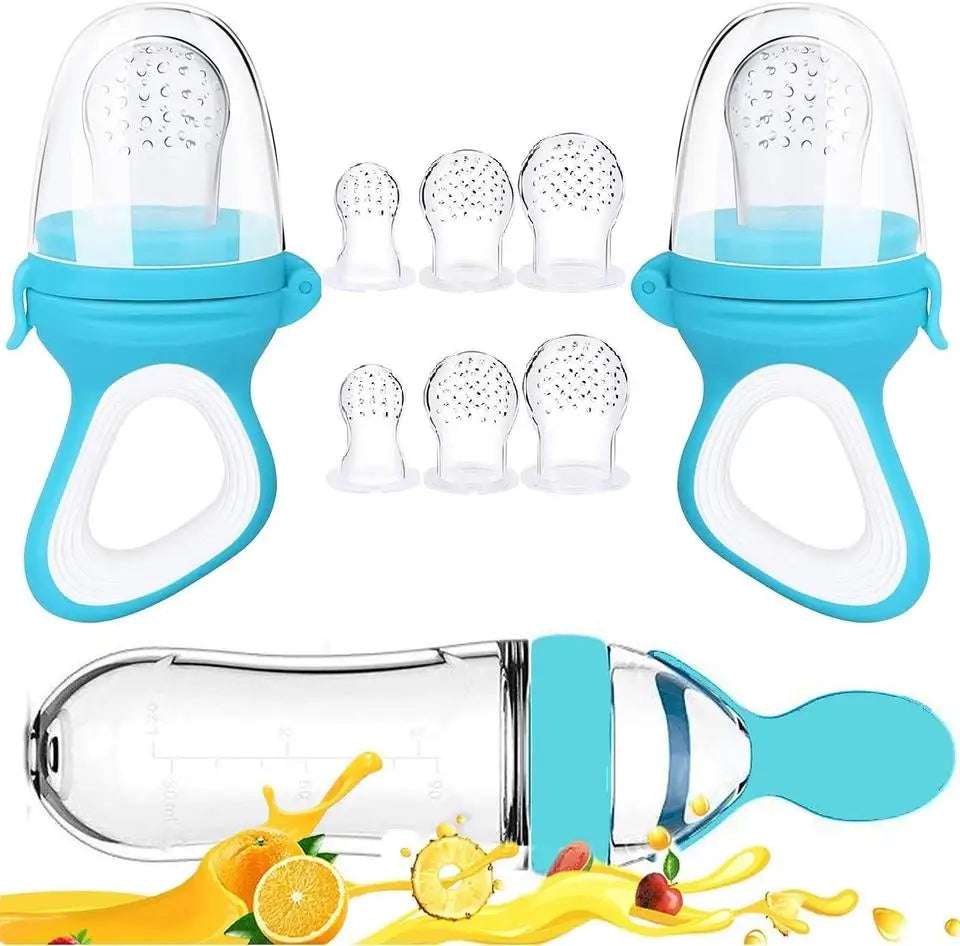 Squeezing Feeding Bottle Set