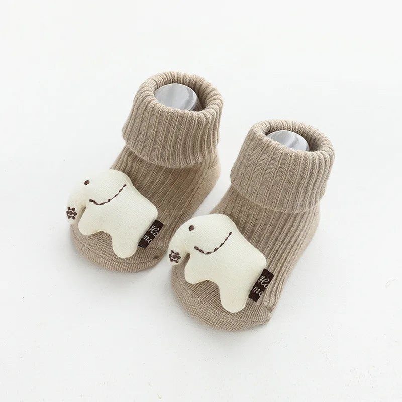 Anti-Slip Animal High Socks