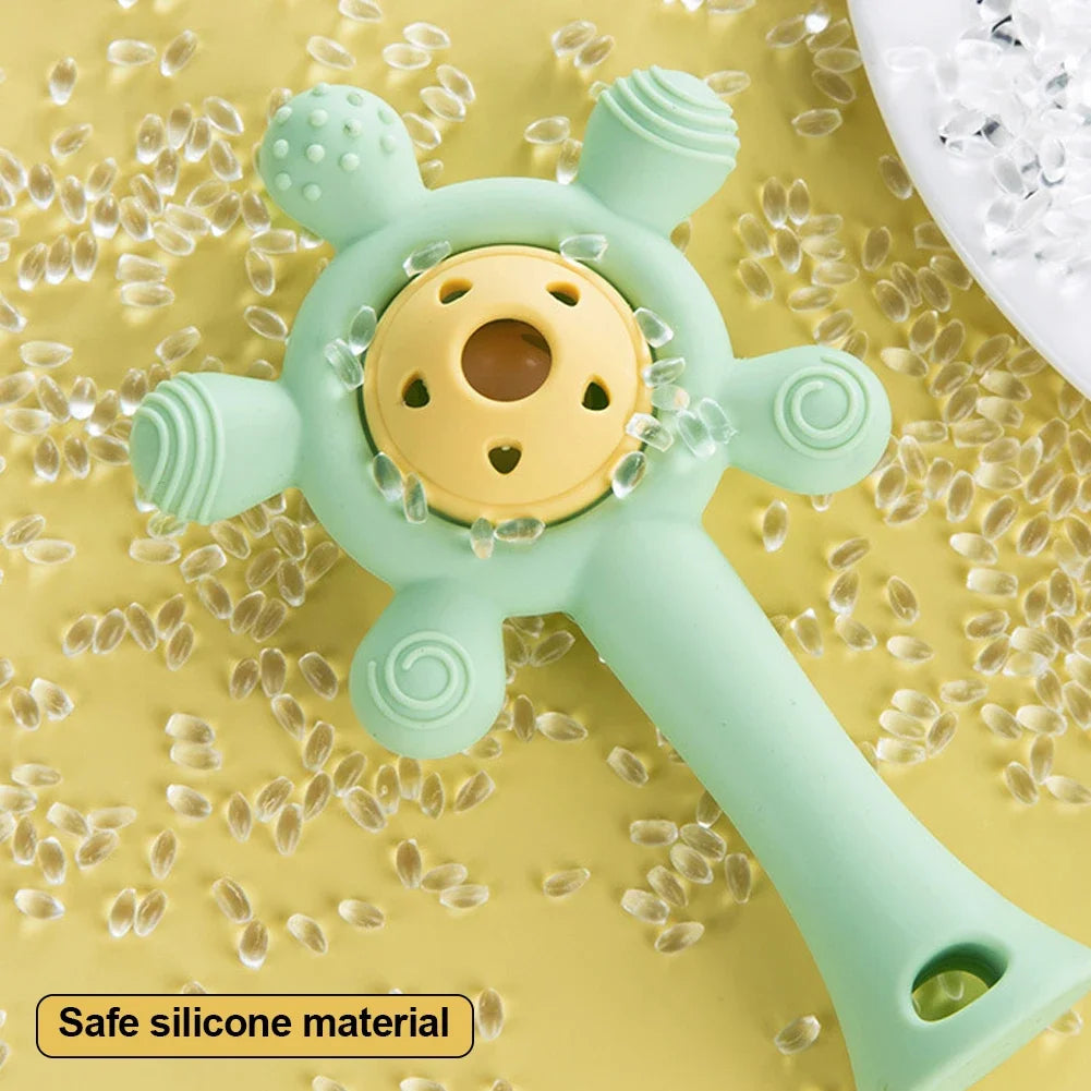 Silicone Rattle Teething Toy