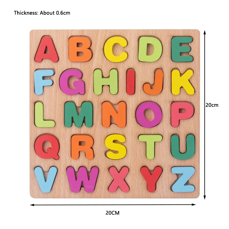Wooden Tangram Puzzle Board