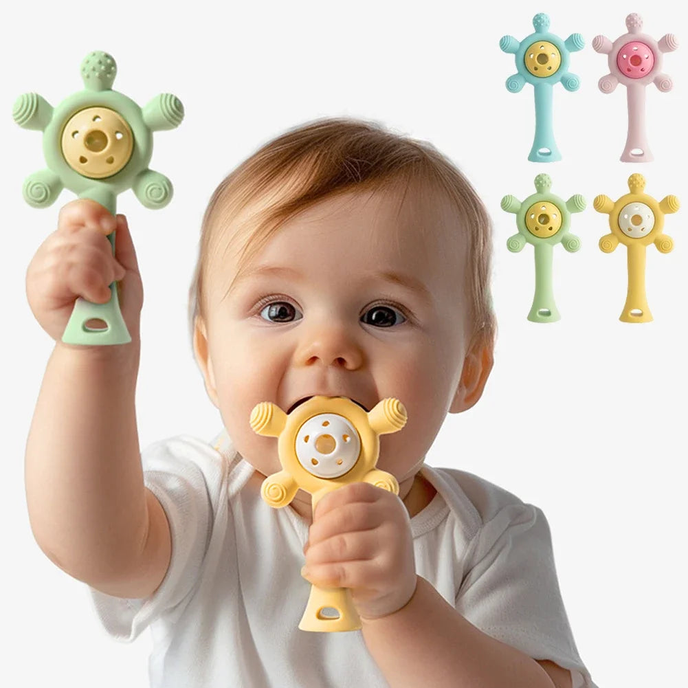 Silicone Rattle Teething Toy