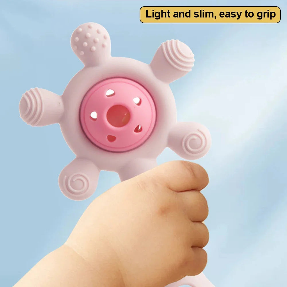 Silicone Rattle Teething Toy