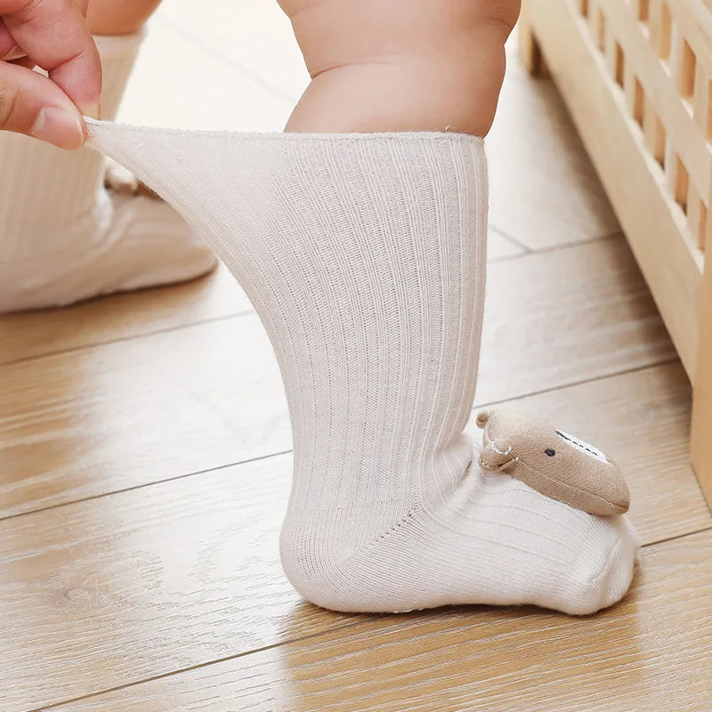 Anti-Slip Animal High Socks