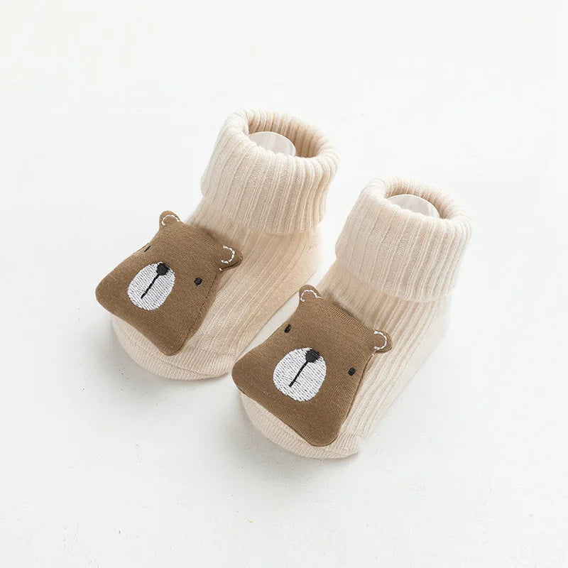 Anti-Slip Animal High Socks
