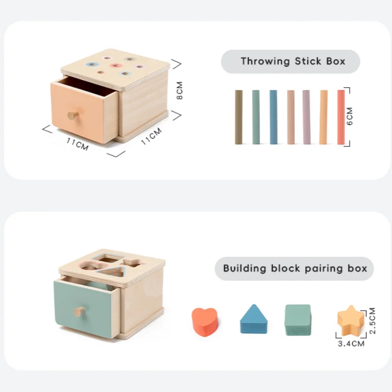 Wooden Shape Matching Box
