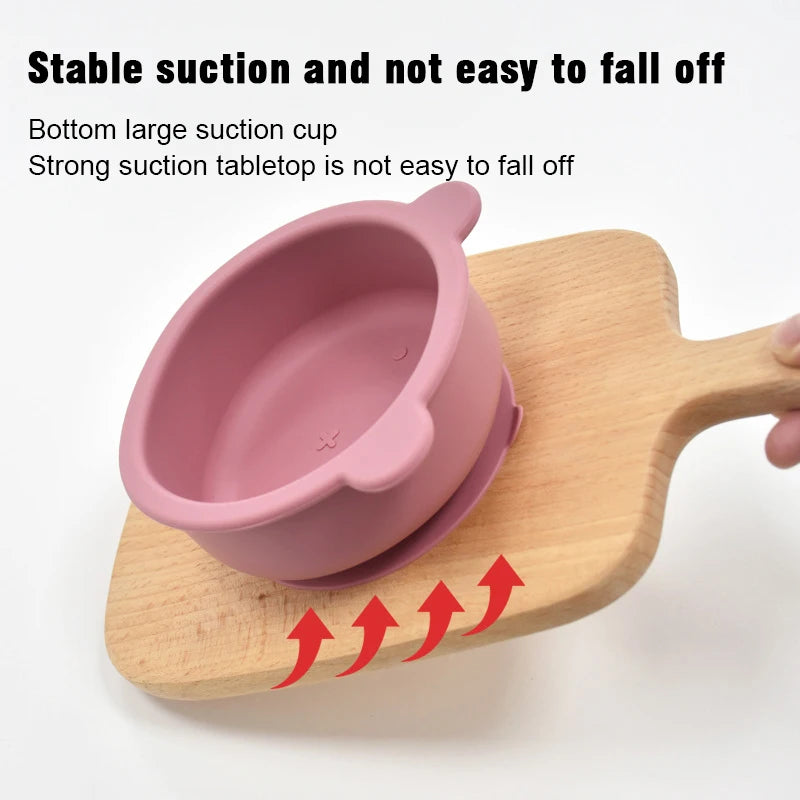 Silicone Baby Tableware 9pcs/Set
