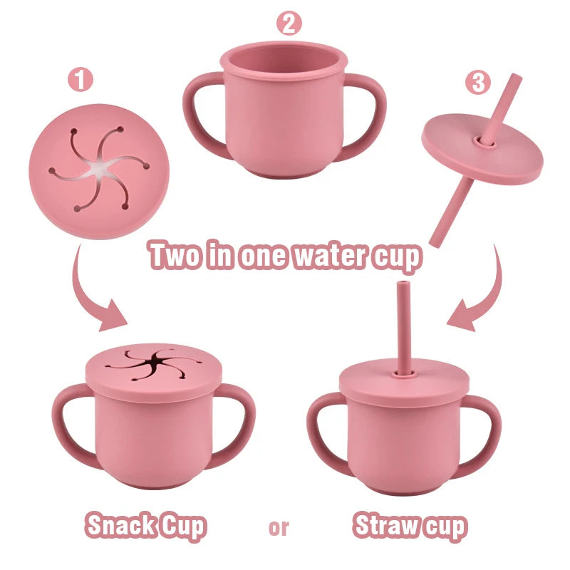 Silicone Baby Tableware 9pcs/Set