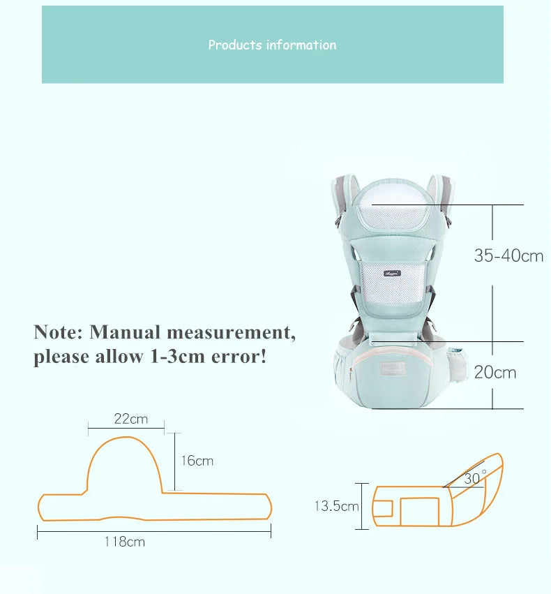 Ergonomic Waist Stool Carrier