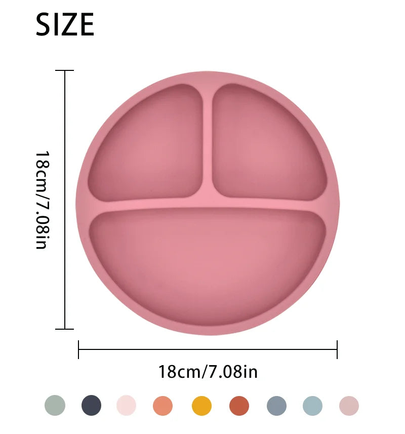 Silicone Baby Tableware 5pcs/Set