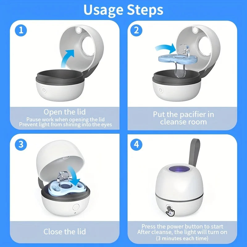 Portable Pacifier Sterilizer Box