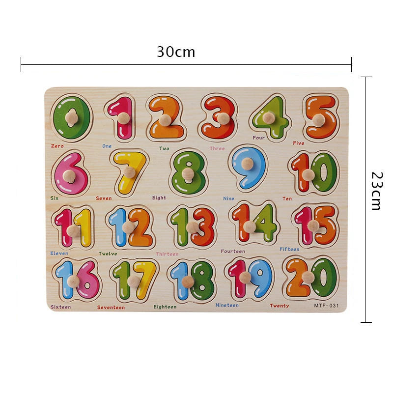 Wooden Tangram Puzzle Board