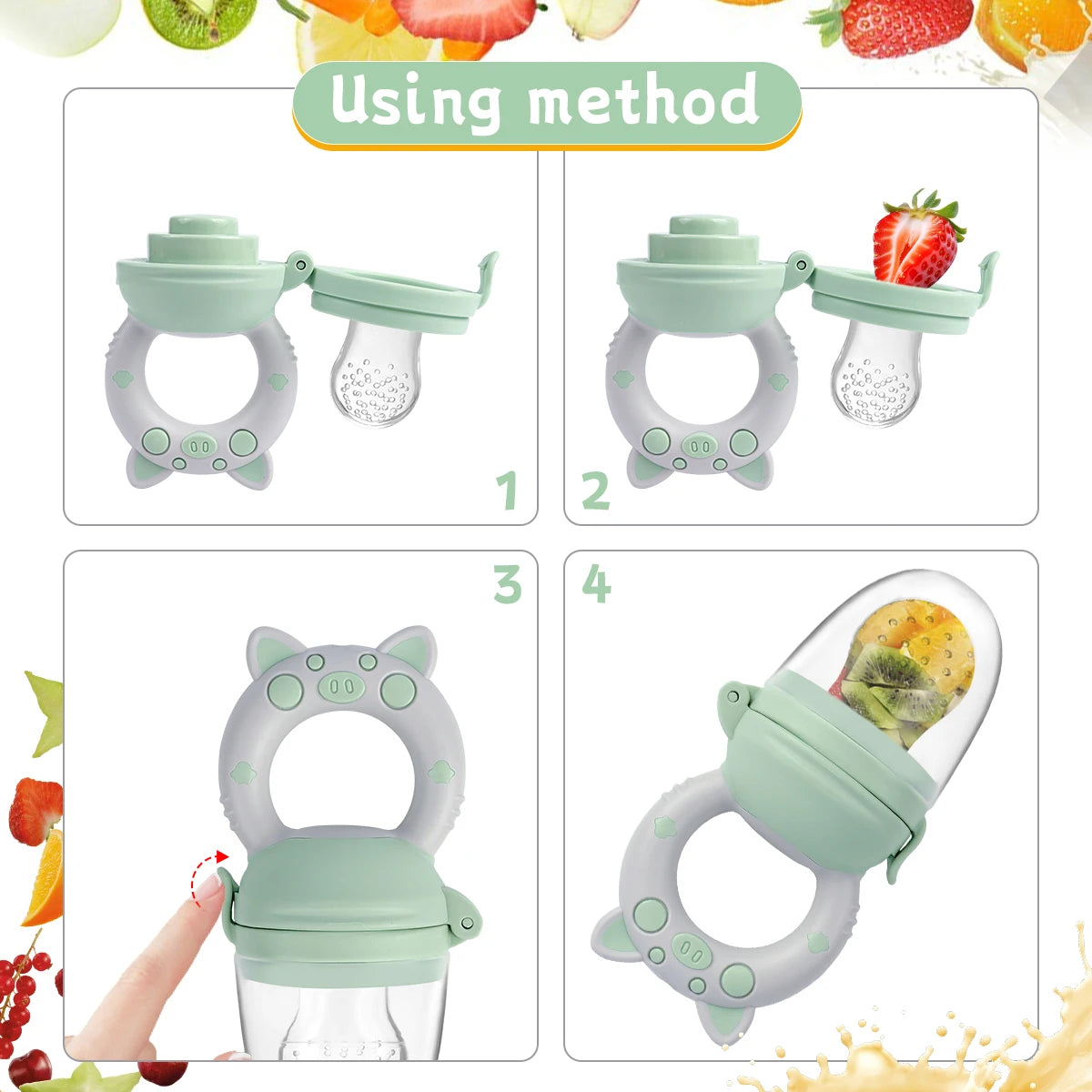 Silicone Teething Feeder Pacifier