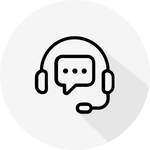 Vector icon for Support at Your Convenience